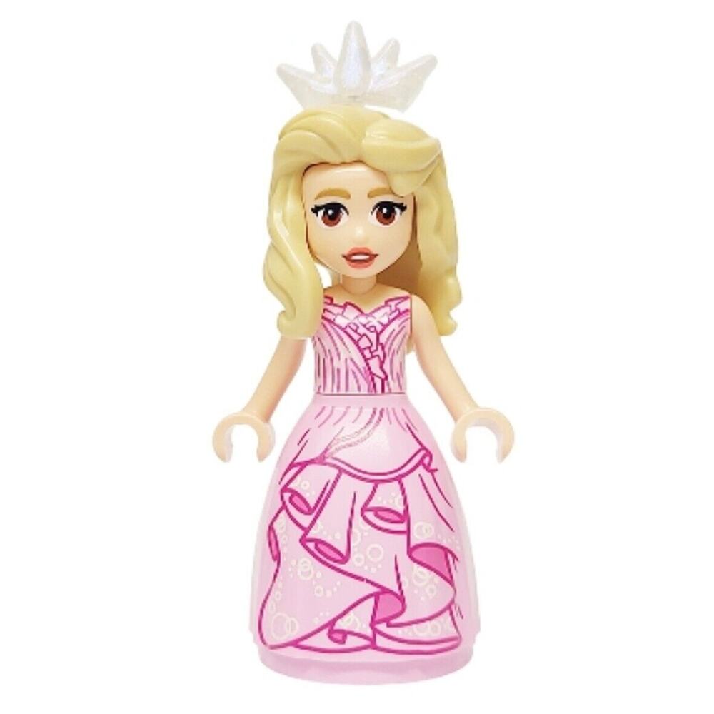 New LEGO Glinda Bright Pink Dress Wicked wck009 Minifigure (75684)